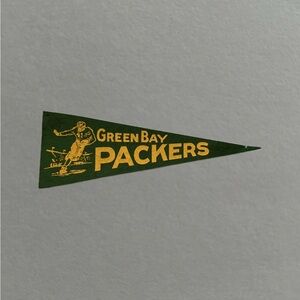 Rare Vintage 50’s Green Bay Packers NFL Felt Pennant